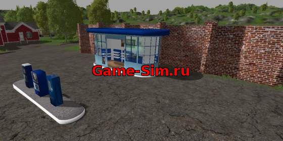 Мод "Устанавливаемая АЗС Aral Tankstelle v 1.0" для Farming Simulator 2015