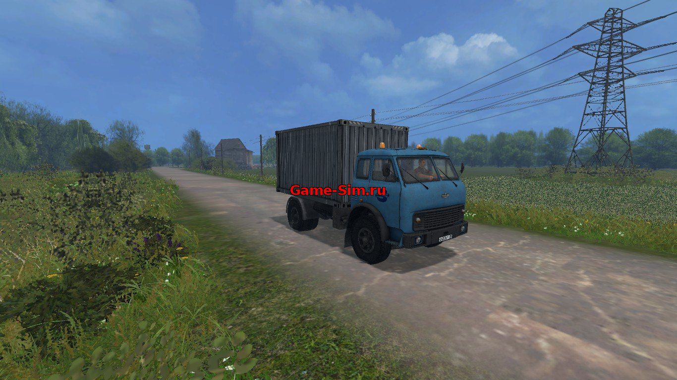 МАЗ (контейнеровоз,тягач) для Farming Simulator 2015